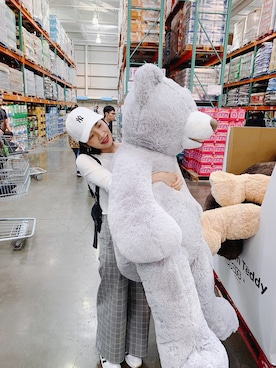 「costco」｜Jenny  Loさん（レディース・160cm）の冬コーディネート