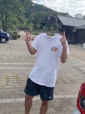 「AFTERBASE（アフターベース）のアイテム（帽子）」を使った、颯さん（メンズ・172cm）の秋コーディネート