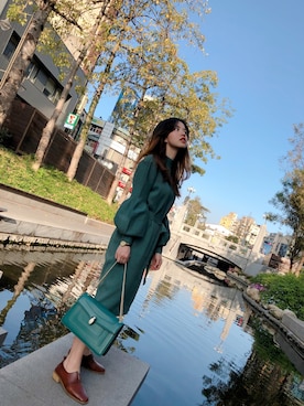 「TiTi（ティティ）のアイテム」を使った、Inna Chanさん（レディース・158cm）の冬コーディネート