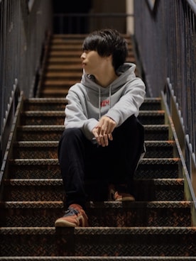 「nonnative（ノンネイティブ）のアイテム（タンクトップ）」を使った、Kentさん（メンズ・176cm）の秋コーディネート