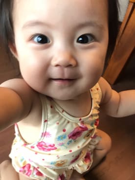 「HAKKA BABY（ハッカベビー）のアイテム」を使った、sarihiさん（キッズ・70cm）の夏コーディネート