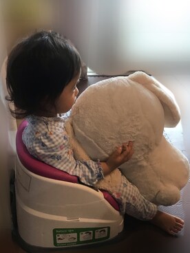 「MIKI HOUSE（ミキハウス）のアイテム（ルームウェア）」を使った、sarihiさん（キッズ・70cm）の秋コーディネート