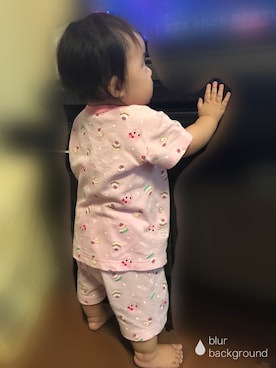 「9ヶ月」｜「アイテム（ルームウェア）」を使った、sarihiさん（キッズ・70cm）の夏コーディネート