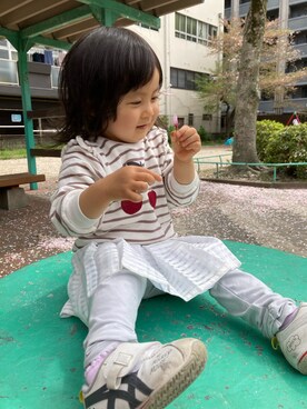 「2歳5ヶ月」｜sarihiさん（キッズ・90cm）の春コーディネート