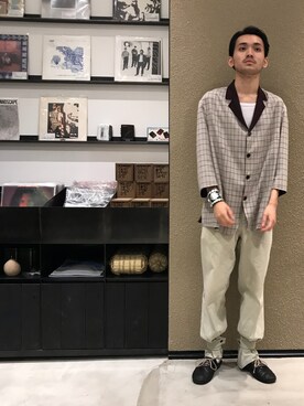 「CLASS（クラス）のアイテム（ジャケット/アウター）」を使った、WARE-mo-KOU_aokiさん（メンズ・177cm）の夏コーディネート
