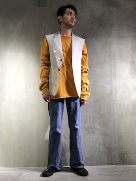「CLASS（クラス）のアイテム（ジャケット/アウター）」を使った、WARE-mo-KOU_aokiさん（メンズ・177cm）の夏コーディネート