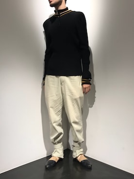 「CLASS（クラス）のアイテム（パンツ）」を使った、WARE-mo-KOU_aokiさん（メンズ・177cm）の秋コーディネート