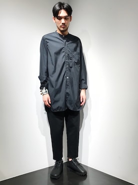 「Sans limite（サンリミット）のアイテム」を使った、WARE-mo-KOU_aokiさん（メンズ・177cm）の秋コーディネート