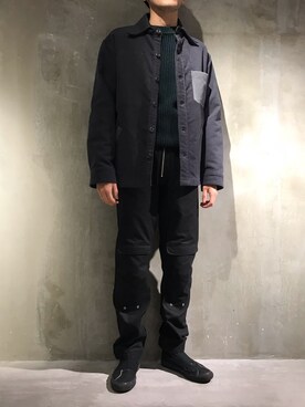 「NICHOLAS DALEY（ニコラスデイリー）のアイテム（ジャケット/アウター）」を使った、WARE-mo-KOU_aokiさん（メンズ・177cm）の秋コーディネート