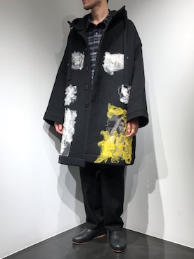 「SHINYAKOZUKA（シンヤコヅカ）のアイテム（ジャケット/アウター）」を使った、WARE-mo-KOU_aokiさん（メンズ・177cm）の秋コーディネート