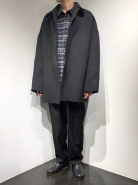 「SHINYAKOZUKA（シンヤコヅカ）のアイテム（ジャケット/アウター）」を使った、WARE-mo-KOU_aokiさん（メンズ・177cm）の秋コーディネート