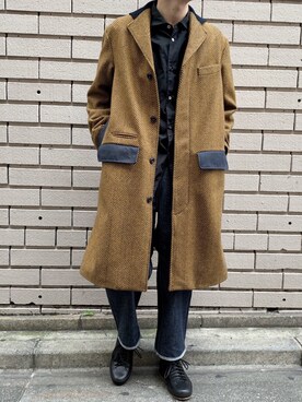 「NICHOLAS DALEY（ニコラスデイリー）のアイテム（ジャケット/アウター）」を使った、WARE-mo-KOU_aokiさん（メンズ・177cm）の秋コーディネート