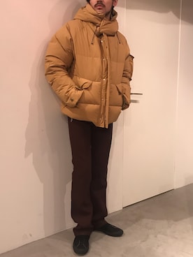 「CLAMP（クランプ）のアイテム（ジャケット/アウター）」を使った、WARE-mo-KOU_aokiさん（メンズ・177cm）の冬コーディネート