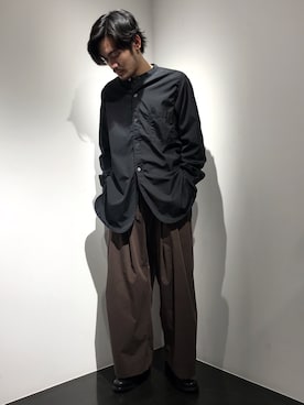 「Sans limite（サンリミット）のアイテム」を使った、WARE-mo-KOU_aokiさん（メンズ・177cm）の冬コーディネート