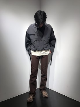 「Toironier（トワロニエ）のアイテム（ジャケット/アウター）」を使った、WARE-mo-KOU_aokiさん（メンズ・177cm）の冬コーディネート