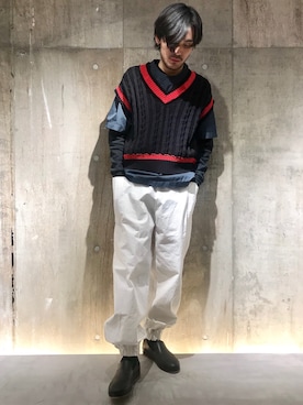 「CLASS（クラス）のアイテム（トップス）」を使った、WARE-mo-KOU_aokiさん（メンズ・177cm）の冬コーディネート