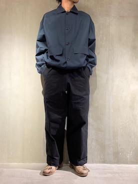 「LEMAIRE（ルメール）のアイテム（ジャケット/アウター）」を使った、WARE-mo-KOU_aokiさん（メンズ・177cm）の冬コーディネート