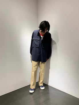 「CLASS（クラス）のアイテム（トップス）」を使った、WARE-mo-KOU_aokiさん（メンズ・177cm）の春コーディネート