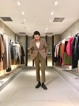 「CLASS（クラス）のアイテム（ジャケット/アウター）」を使った、WARE-mo-KOU_aokiさん（メンズ・178cm）の秋コーディネート