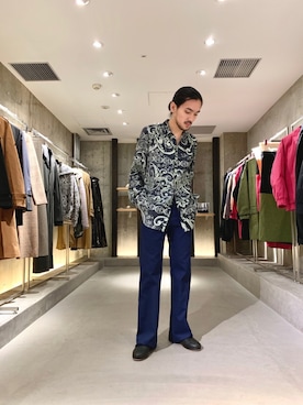 「MARTINE ROSE（マーティンローズ）のアイテム」を使った、WARE-mo-KOU_aokiさん（メンズ・178cm）の秋コーディネート