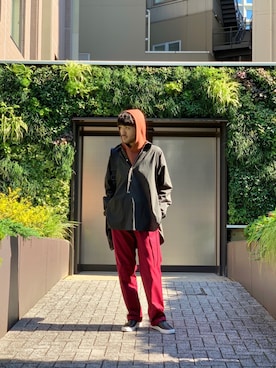 「AFFIX（表示禁止）（アフィックス）のアイテム」を使った、WARE-mo-KOU_aokiさん（メンズ・178cm）の秋コーディネート