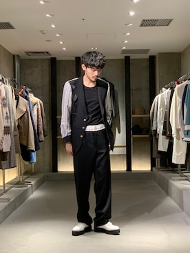 「Wales Bonner」｜WARE-mo-KOU_aokiさん（メンズ・178cm）の秋コーディネート