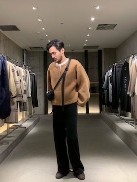 「sunsea」｜WARE-mo-KOU_aokiさん（メンズ・178cm）の冬コーディネート