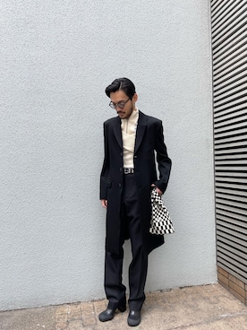 「LASTFRAME（ラストフレーム）のアイテム」を使った、WARE-mo-KOU_aokiさん（メンズ・178cm）の冬コーディネート