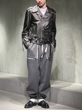 Midorikawaのライダースジャケットを使った人気ファッション ...
