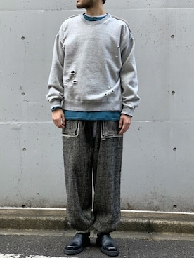 「Midorikawa（ミドリカワ）のアイテム」を使った、WARE-mo-KOU_aokiさん（メンズ・178cm）の冬コーディネート