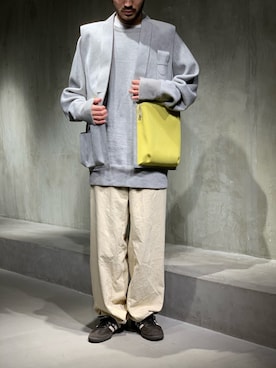 「CLASS（クラス）のアイテム（スウェット）」を使った、WARE-mo-KOU_aokiさん（メンズ・178cm）の冬コーディネート