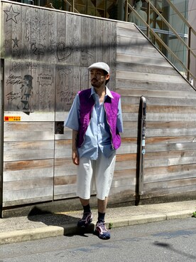 WARE-mo-KOU_aokiさん（メンズ・178cm）の夏コーディネート