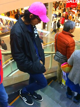 「Polo Ralph Lauren」｜「アイテム（ナイロンジャケット）」を使った、まーくんさん（メンズ・181cm）の冬コーディネート