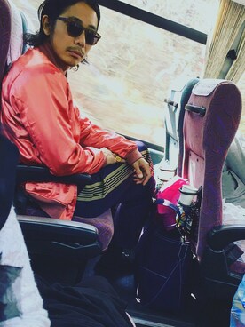 「ミックススタイル」｜「アイテム（ブルゾン）」を使った、まーくんさん（メンズ・181cm）の春コーディネート