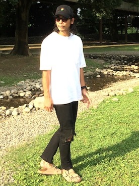 「BABYLONE（バビロン）のアイテム」を使った、まーくんさん（メンズ・181cm）の夏コーディネート