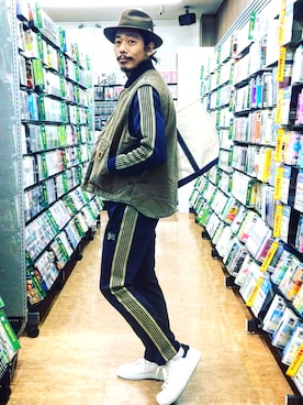 「ミックススタイル」｜「アイテム（その他アウター）」を使った、まーくんさん（メンズ・181cm）の冬コーディネート