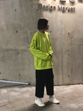 「AGEのアイテム」を使った、ㄌさん（レディース・167cm）の秋コーディネート