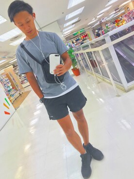 「NIKE(ナイキ)のアイテム(ショルダーバッグ)」を使った、たくさん(メンズ・170cm)の夏コーディネート