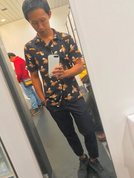 「NIKE(ナイキ)のアイテム(ショルダーバッグ)」を使った、たくさん(メンズ・170cm)の秋コーディネート