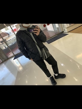 「THE NORTH FACE（ザノースフェイス）のアイテム（キーケース/キーアクセサリー）」を使った、たくさん（メンズ・170cm）の冬コーディネート