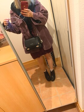 「WEGO（ウィゴー）のアイテム（その他アウター）」を使った、かおるさん（レディース・166cm）の秋コーディネート