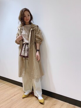 「Right-on（ライトオン）のアイテム（ナイロンジャケット）」を使った、noriさん（レディース・160cm）の冬コーディネート