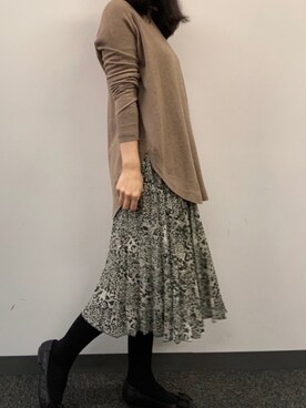 「mayblue（メイブルー）のアイテム」を使った、Twillさん（レディース・160cm）の冬コーディネート