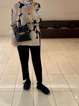 「FENDI」｜「アイテム（スリッポン）」を使った、Twillさん（レディース・160cm）の冬コーディネート