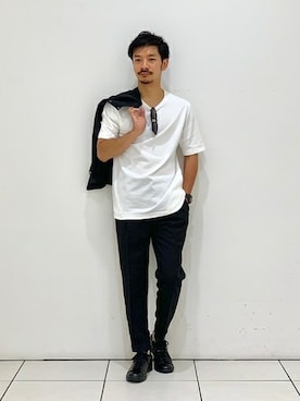 「G-SHOCK」｜「アイテム（腕時計）」を使った、大雅さん（メンズ・170cm）の夏コーディネート