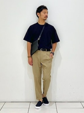 「G-SHOCK」｜「アイテム（腕時計）」を使った、大雅さん（メンズ・170cm）の夏コーディネート