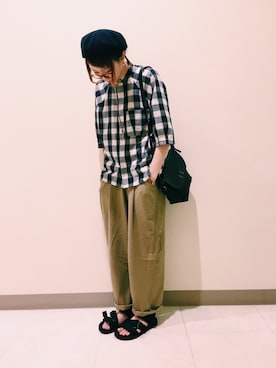 「CUBE SUGAR（キューブシュガー）のアイテム」を使った、ｶﾝﾅさん（レディース・167cm）の夏コーディネート