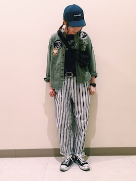 「arbore（アーバー）のアイテム」を使った、ｶﾝﾅさん（レディース・167cm）の夏コーディネート