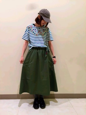 「CUBE SUGAR（キューブシュガー）のアイテム」を使った、ｶﾝﾅさん（レディース・167cm）の夏コーディネート