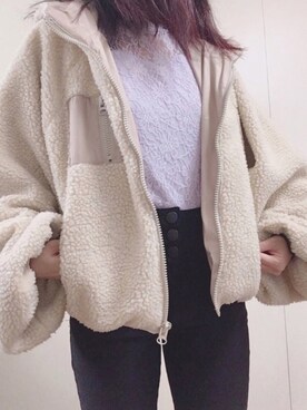 「アイテム（ブルゾン）」を使った、グレフルさん（レディース・150cm・10代）の秋コーディネート